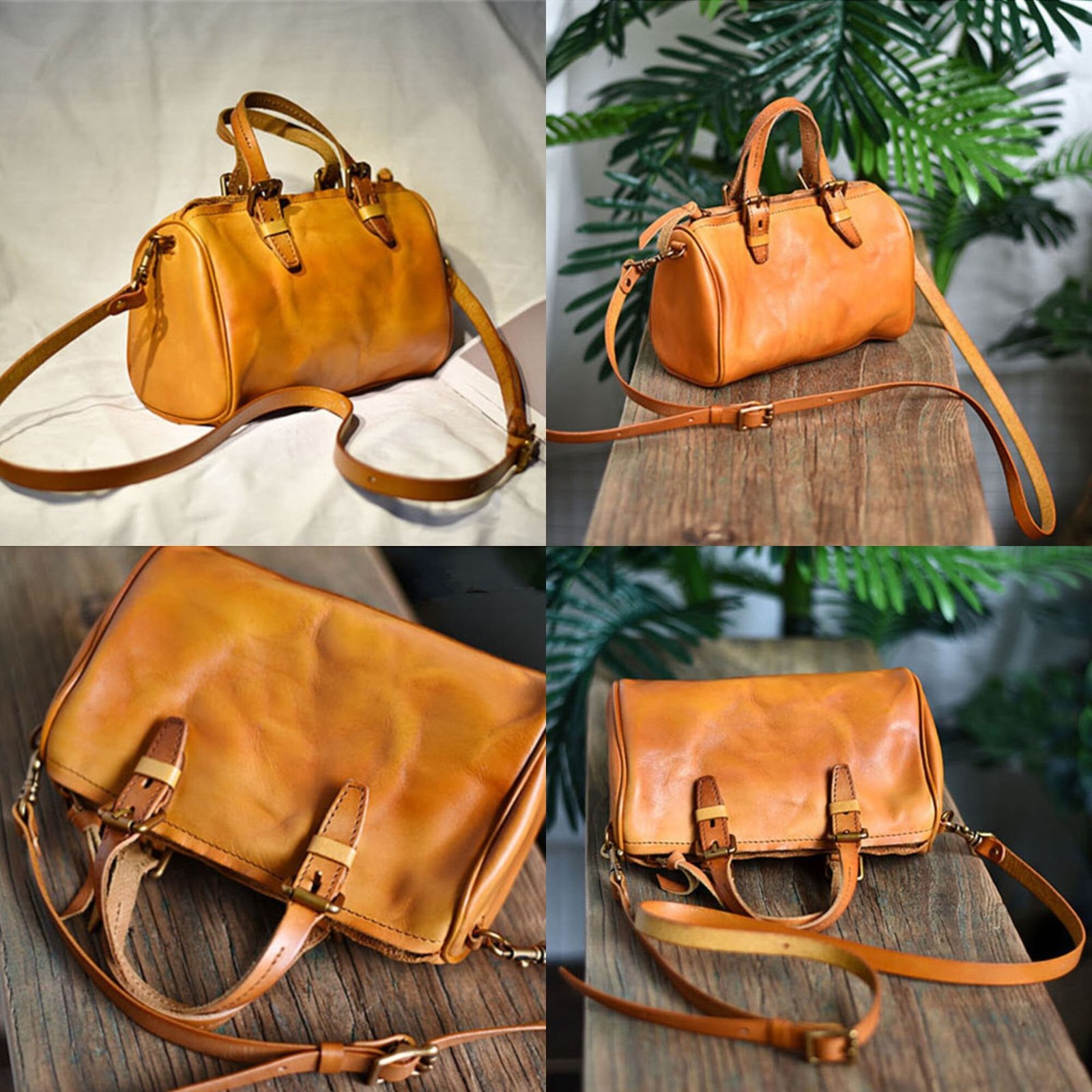 il_fullxfull.6056713912_rkju Johnature Vintage Handmade Women Bag 2026 New First Layer Cow Leather Handbag Shoulder Bags Leisure Solid Color Messenger Bag - Image 2
