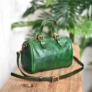 Johnature Vintage Handmade Women Bag 2026 New First Layer Cow Leather Handbag Shoulder Bags Leisure Solid Color Messenger Bag