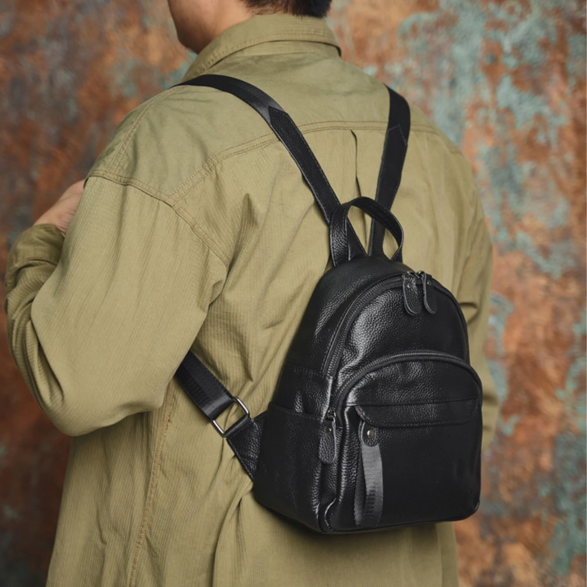 il_fullxfull.6193506383_1s0g NASVA Genuine Leather Fashion Ladies Backpack New Head Layer Cowhide Small Shoulder Bag Student Schoolbag Daily - Image 7