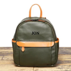 Women's real leather shoulder fashion all kinds of casual leather backpack color carry backpack