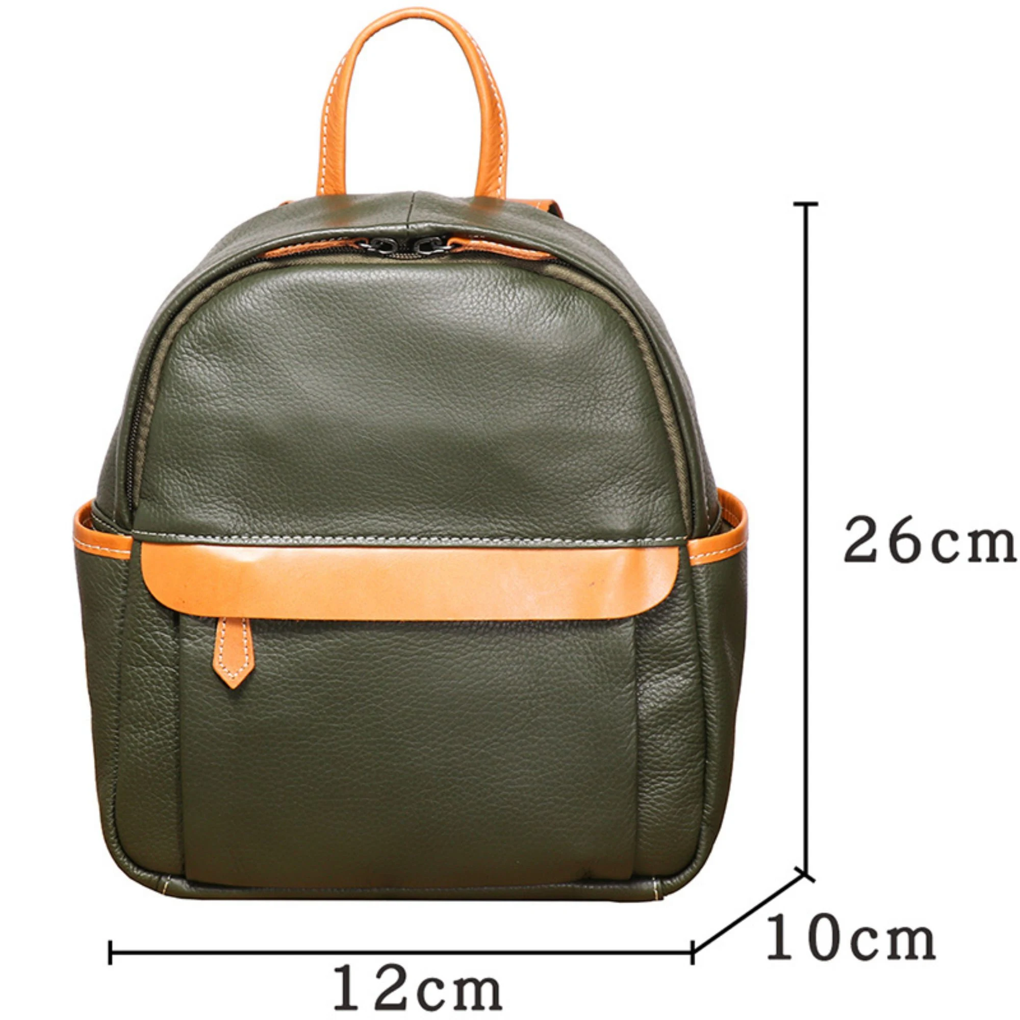 il_fullxfull.6351118269_4fis Women's real leather shoulder fashion all kinds of casual leather backpack color carry backpack - Image 7