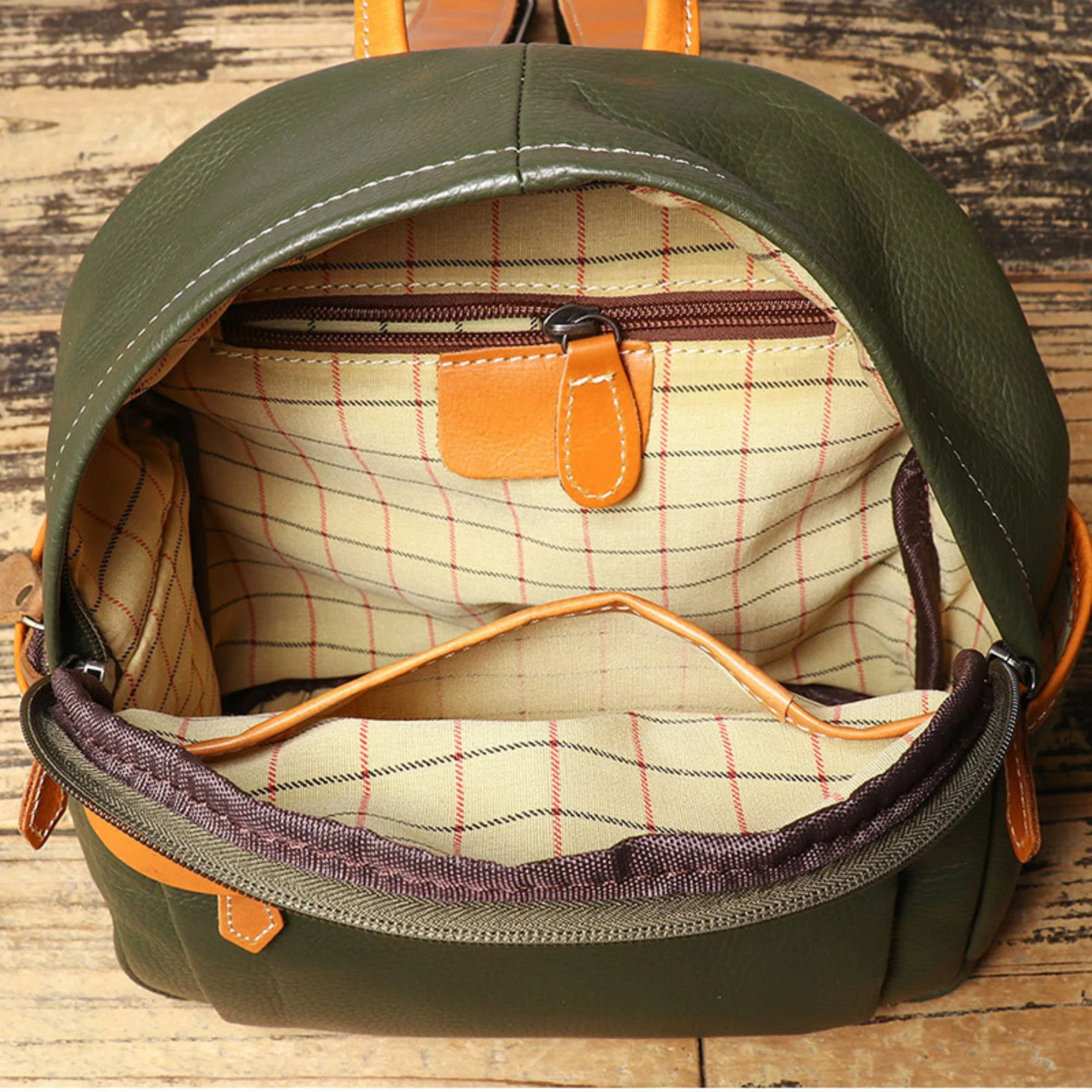 il_fullxfull.6351118367_a6yc Women's real leather shoulder fashion all kinds of casual leather backpack color carry backpack - Image 8