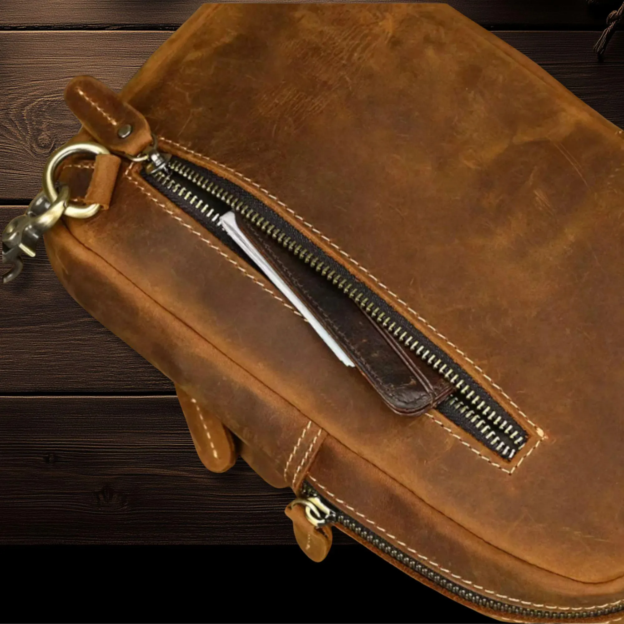 il_fullxfull.7062957764_l3jc Luxury Male Chest Bags Genuine Leather Crossbody Bag Men Sling Chest Pack for Men Chest Bag Leather casual men one shoulder bag - Image 6