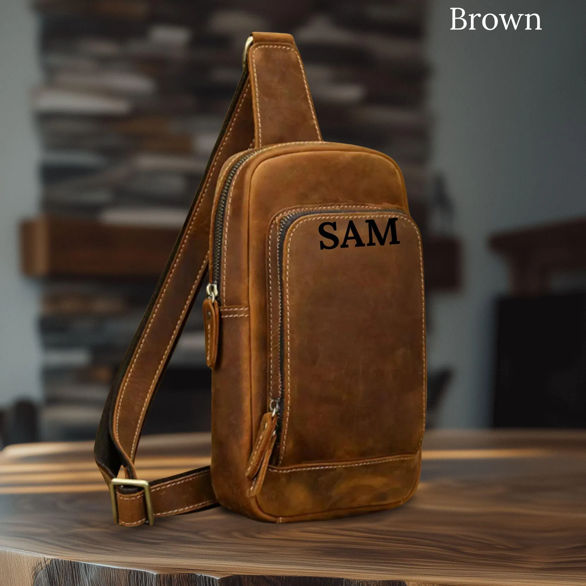 il_fullxfull.7110912391_mva1 Luxury Male Chest Bags Genuine Leather Crossbody Bag Men Sling Chest Pack for Men Chest Bag Leather casual men one shoulder bag