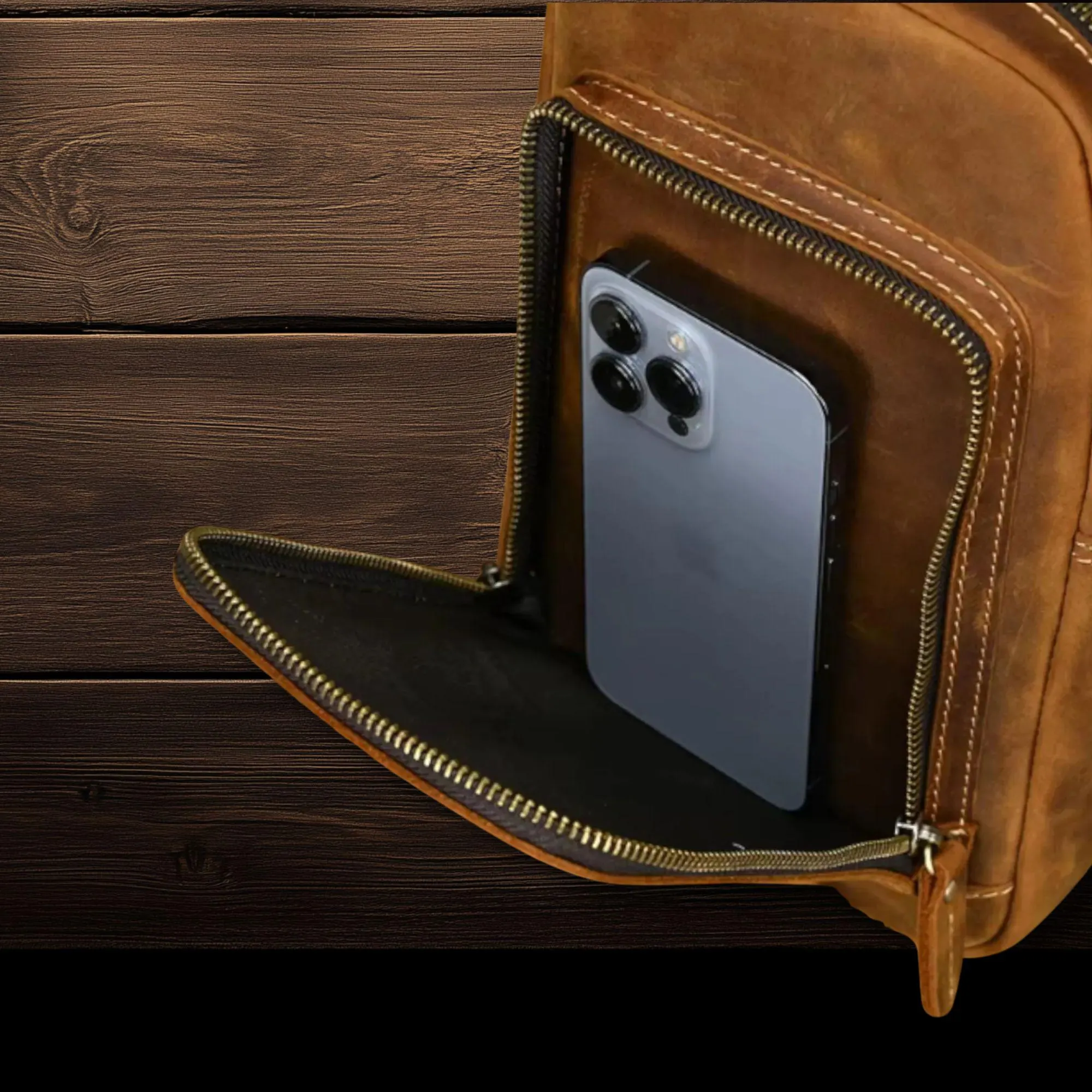 il_fullxfull.7110912487_21ia Luxury Male Chest Bags Genuine Leather Crossbody Bag Men Sling Chest Pack for Men Chest Bag Leather casual men one shoulder bag - Image 9