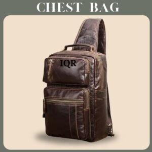 mens shoulder bag chest pocket, mens anti theft sling bag leather chest crossbody shoulder backpack chest pack daypack for outdoor sport travel hiking sling backpack shoulder bag for cycling camping